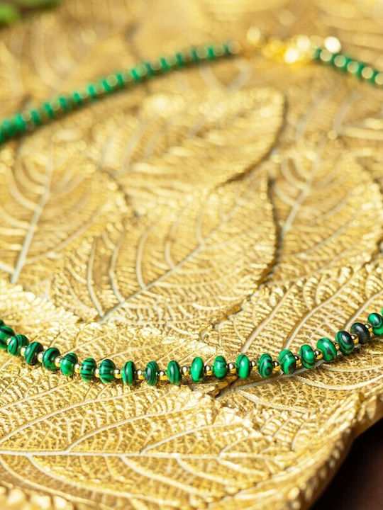 Ezera Choker Placat Cu Aur