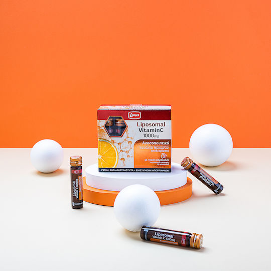 Lanes Liposomal Vitamin C Βιταμίνη για Ενίσχυση του Ανοσοποιητικού, τo Δέρμα & Αντιοξειδωτική δράση 1000mg Πορτοκάλι 100ml