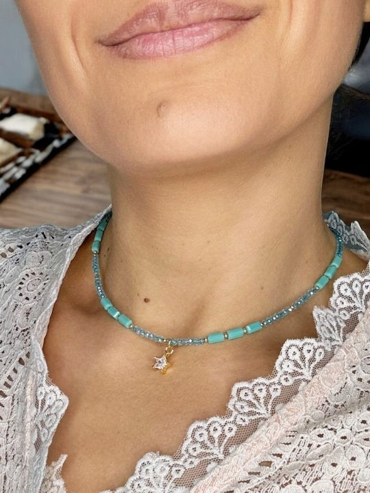 Ezera Choker Placat Cu Aur Ezera Choker Placat Cu Aur