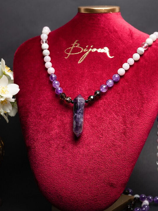 Ezera Colier Dublu Ochi Protector Violet