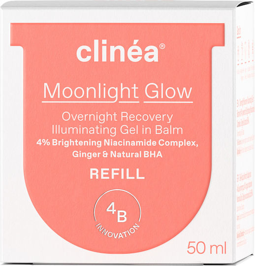 Clinea Moonlight Glow Refill Gel Face Night 50ml