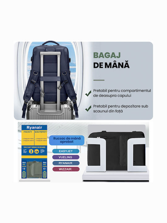 Expandables Handgepäck Wasserdicht 36lt Marineblau