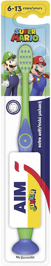 AIM Soft Children's Toothbrush For 6+ Years Multicolour