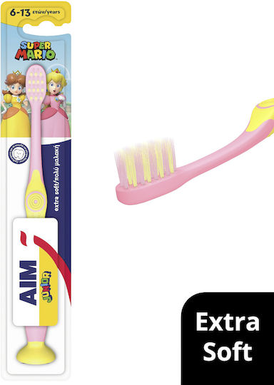 AIM Soft Children's Toothbrush For 6+ Years Multicolour