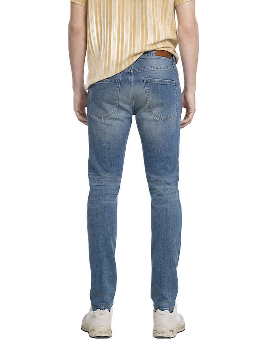 Gabba Ανδρικό Παντελόνι Τζιν Skinny Fit Μπλε Gabba Ανδρικό Παντελόνι Τζιν Skinny Fit Μπλε