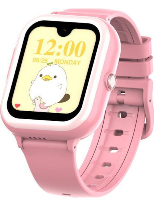 Παιδικό Smartwatch 4G με GPS & Κάμερα Ροζ