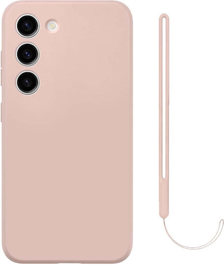 Bigben Case Galaxy S23 Silicone Anti-drop Matching Strap Pink