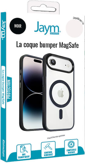 Jaym Bumper Case Iphone Air Magsafe Compatible Reinforced Corners Black Transparent