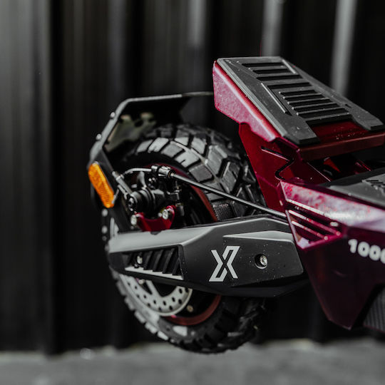 Ecoxtrem Ecoxtrem Elektroroller mit 25km/h Höchstgeschwindigkeit und 40km Reichweite in Schwarz Farbe