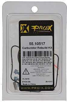 Pro-X Ktm125sx '98-08 Motorradvergaser Reparaturset