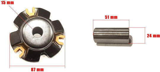 Комплект Ремък За Вариатор На Съединител 743 Скутер 4т Gy6 125 150 Barton Romet Junak