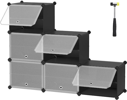 Songmics Kunststoff Schuhorganisator 32x40x30cm