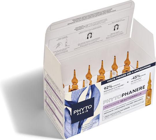 Phyto Phytophanere Ампули За Коса Против Косопад За Жени 12x5ml