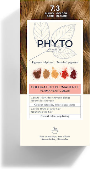 Phyto Phytocolor Haarfärbemittel Kein Ammoniak 7.3 Blond Gold 50ml