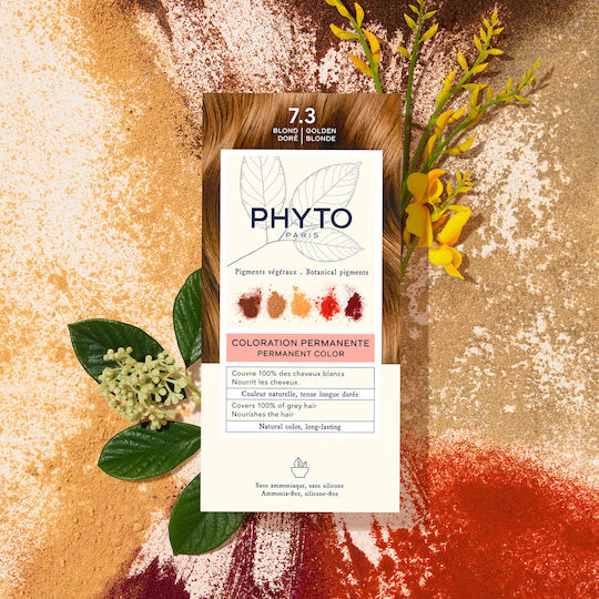 Phyto Phytocolor Haarfärbemittel Kein Ammoniak 7.3 Blond Gold 50ml