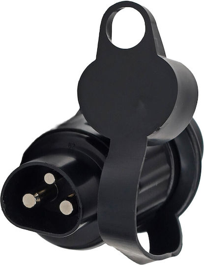 Epta08 Industrieller 3-poliger Stecker für Autoanhänger
