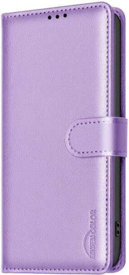 Husă Xiaomi 17t 5g Binfen Color Bf32 Flip Portofel Piele Sintetică Pu Tpu Violet Rfid Wallet Stand