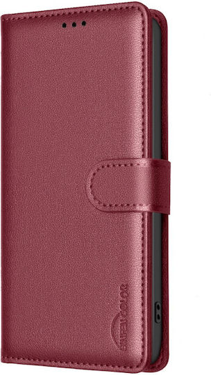 Xiaomi 17t 5g Case Binfen Color Bf32 Flip Wallet Synthetic Leather Pu Tpu Red Rfid Wallet Stand