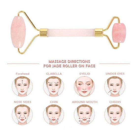 Gesicht-Roller Massage Set aus Jade 1 Stück