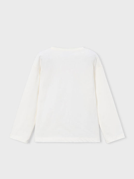 Mayoral Tricou pentru copii ecru-pras