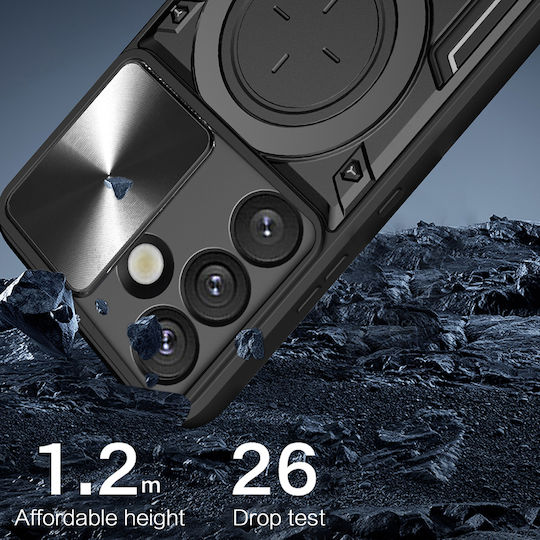 Techsuit Camguard Pro Rückseite Hülle Schwarz Galaxy S26 FE