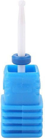 Ceramic Nail Drill Bit with Ball Head Blue