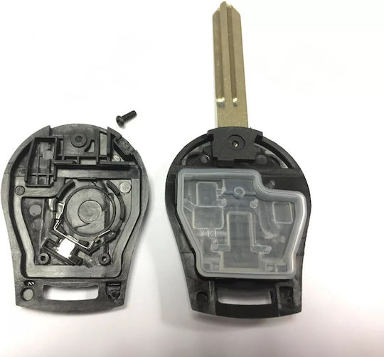 Techstar 2-Tasten Autoschlüssel Schutzhülle Kompatibilität Nissan Micra K13 2010–2013 – Nsn14 Blade