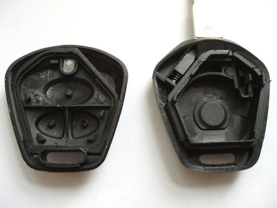 Techstar Husa Pentru Chei Auto Cu 3 Butoane Compatibil Porsche 911 996 Boxster S 986 1998–2004 Lama Hu66 – Aftermarket