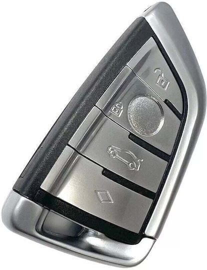 Techstar Husa Pentru Chei Auto Cu 4 Butoane Compatibilă Bmw Seria 5 G30 G31 2016–2023 Compatibil Hu100r Aftermarket