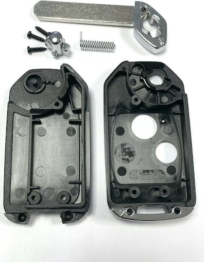 Techstar Husă Pentru Chei Auto Tip Flip Transformer 2 Butoane Honda Accord Civic Jazz Cr-v Compatibil Upgrade Hon66