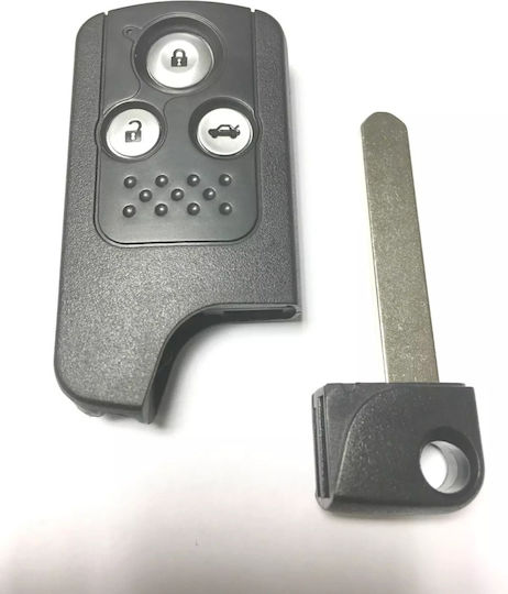Techstar Husa Pentru Chei Auto 3 Butoane Compatibil Honda Accord Civic Cr-v Hr-v Proximity Hon66 Blade