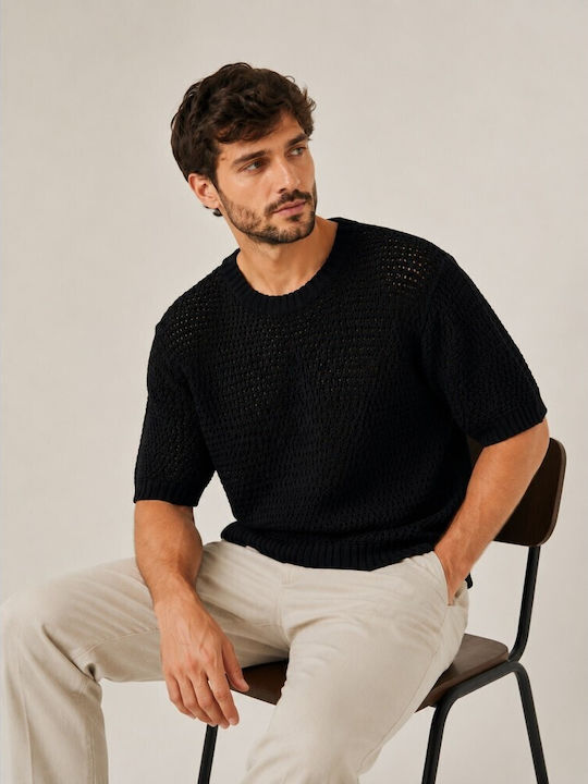 Kurzarm Pullover Nero