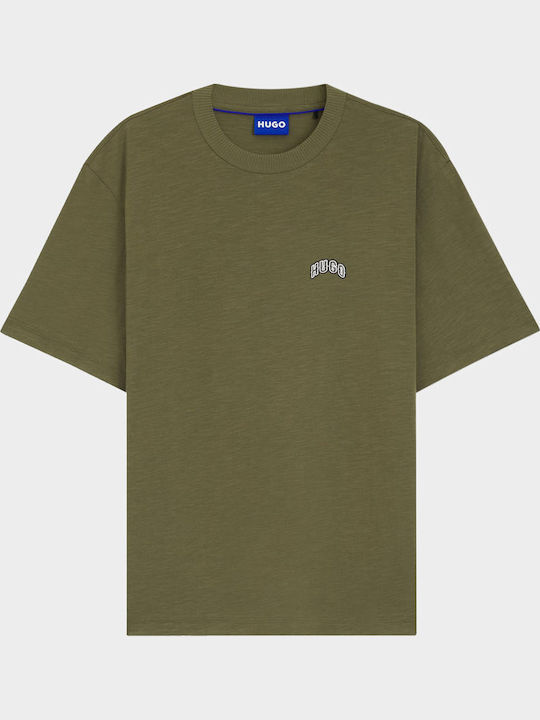 Тениска Regular Fit Маслинено Зелен