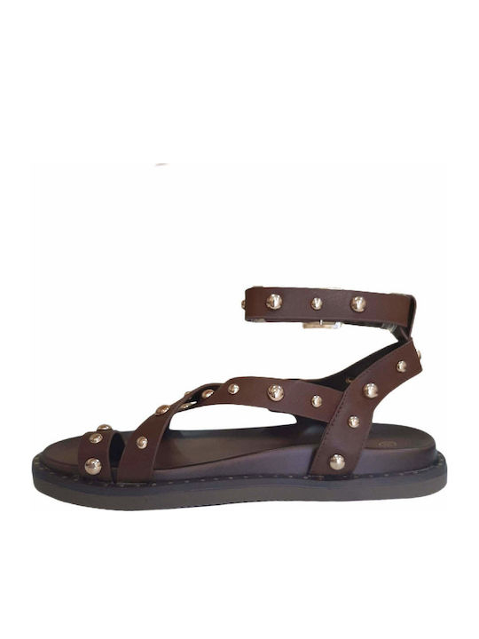 Women's Flat Sandals Brown