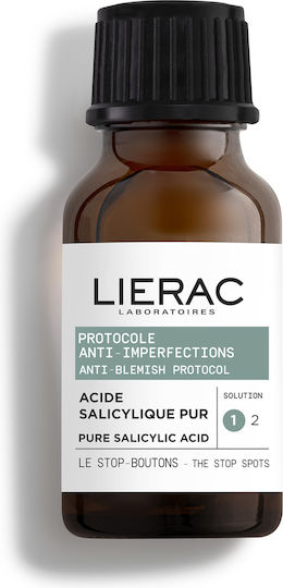 Lierac Protocole Solution 1 Soothing & Moisturizing Serum Face with Salicylic Acid for Dark Spots & Acne 15ml