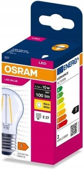 Eko Light LED Bulb 1.1W for E27 Socket Warm White 100 Lumen