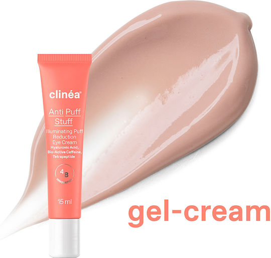 Clinea Anti-Puff Stuff Κρέμα Ματιών για Λάμψη , Σακούλες & Αντιγήρανση 15ml