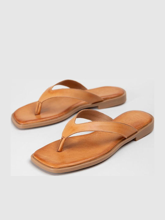 Sandale Casual Damă Din Piele Tabac Maro