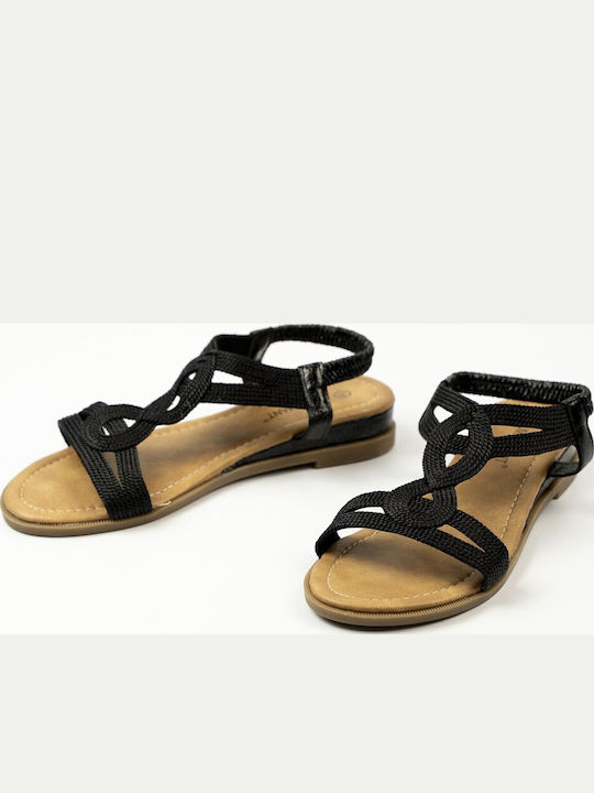 Women's Flat Sandals Black