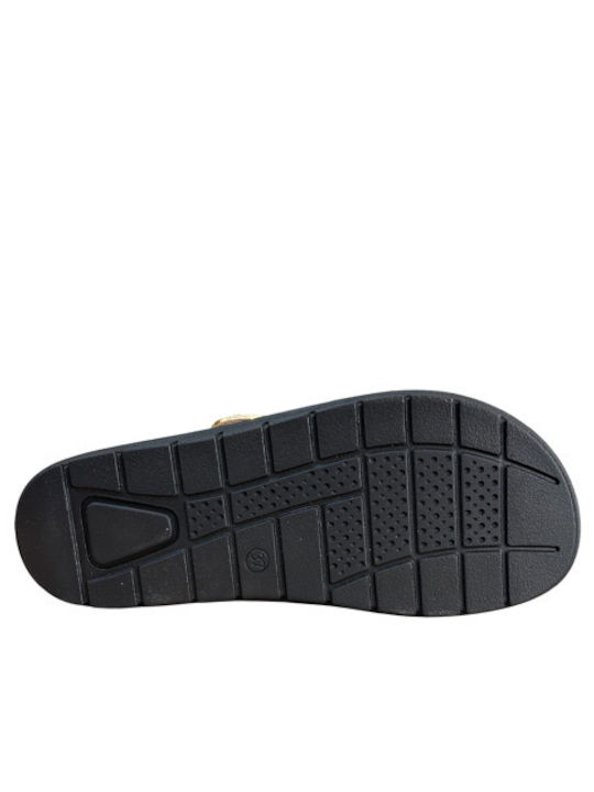 Leather Women's Flat Sandals Pink