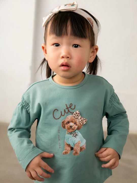 Kinderbekleidungssets mit Leggings und Sommermantel 2 Stück Blau
