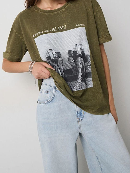 Women's T-shirt Khaki