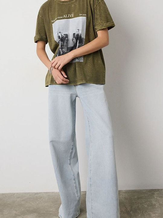 Women's T-shirt Khaki