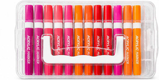 Transparent Neon Professional Drawing Markers Set 60pcs