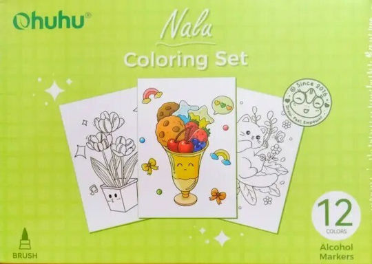 Ohuhu Nala Brush 12 Drawing Markers
