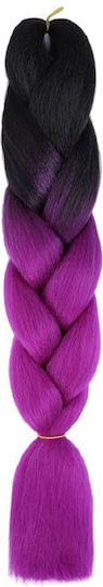 Yuan Yao Haarverlängerung in Schwarz Farbe BY28 60cm