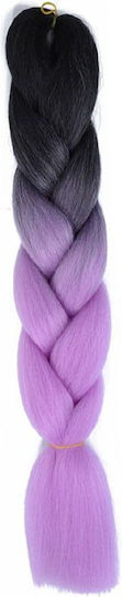 Yuan Yao Haarverlängerung in Schwarz Farbe BY27 60cm