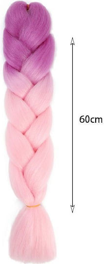 Yuan Yao Haarverlängerung in Lila Farbe BY59 60cm