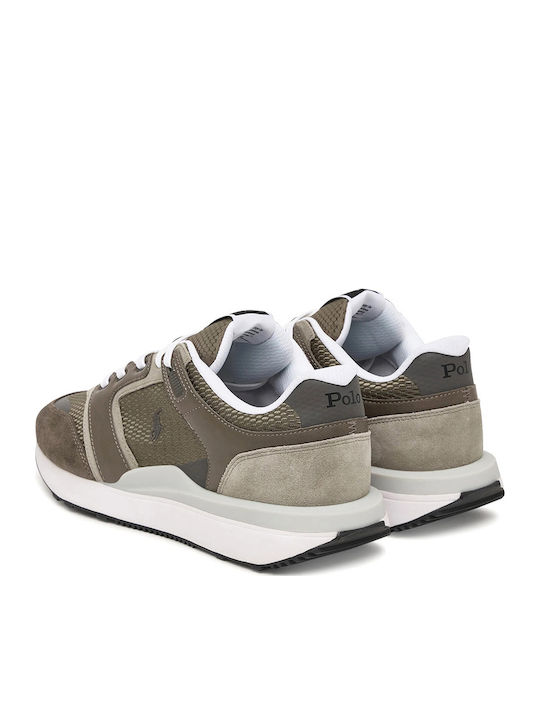 89 Pp Herrenschuhe Sneakers Erdbraun Grau