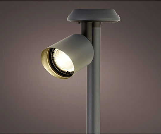 Lumineo Lampa Solară De Pardoseală Coloană Cu Lumină Alb Cald 17x10x25cm